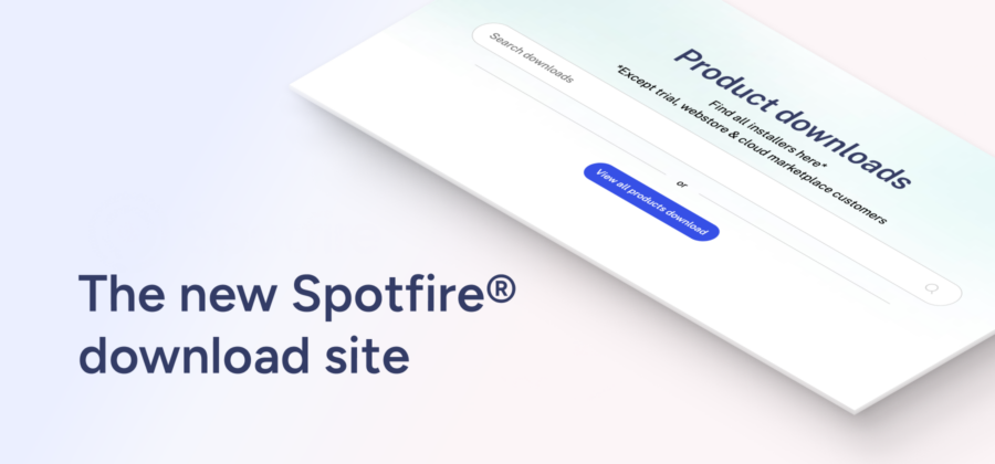 New Spotfire downloads site