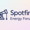 Oil well with Spotfire Energy Forum Logo